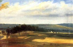 The Vallee de la Bievre near Paris 1829-1831 by Theodore Rousseau
