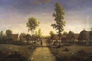 The Village of Becquigy 1857-1864 by Theodore Rousseau