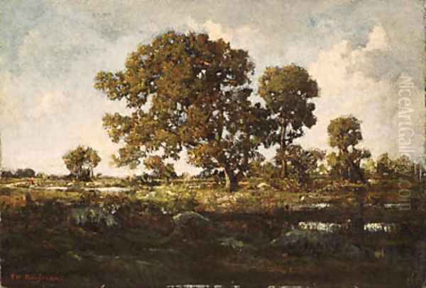 La Mare aux vipres en Fort de Fontainebleau (The Pond in the Forest of Fontainebleau) - view 1