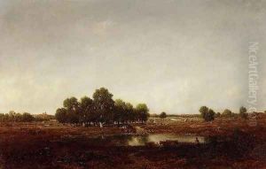 Marsh Land by Theodore Rousseau