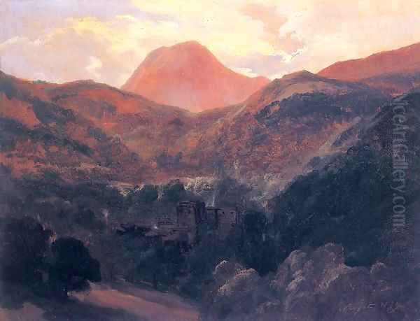 View of the Puy de Dome and Royat 1839 - view 1