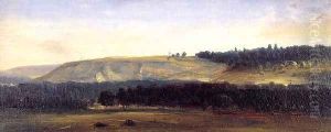 Panoramic Landscape 1829-1832 by Theodore Rousseau