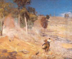The Break Away by Tom Roberts