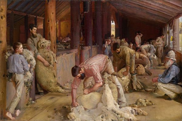 Shearing the Rams - view 1