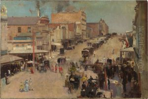 Bourke Street, Allegro Con Brio by Tom Roberts