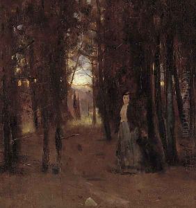 Twilight through the Forest by Tom Roberts