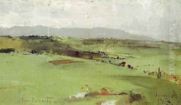 Across to the Dandenongs - view 1