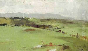 Across to the Dandenongs by Tom Roberts