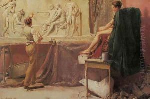 Sculptor's Studio by Tom Roberts