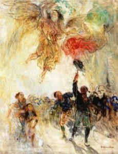 Marcia Su Roma Con Allegoria Della Nazione by Plinio Nomellini