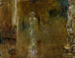 Piazza Dellasignoria by Plinio Nomellini