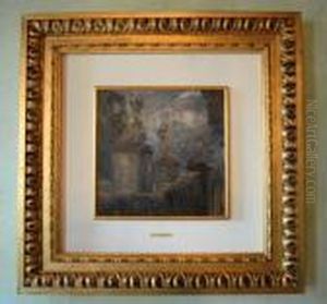 Ingresso Di Una Villa by Plinio Nomellini