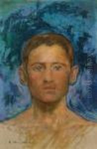 Ritratto Di Ragazzo by Plinio Nomellini
