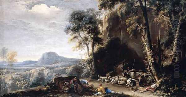 Wooded Landscape c. 1650 - view 1