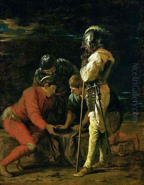 Soldiers Gambling - view 1