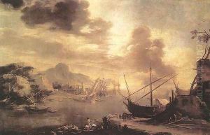 View of the Gulf of Salerno 1640-45