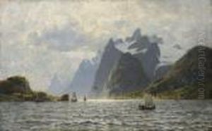 Norwegischer Fjord by Adelsteen Normann