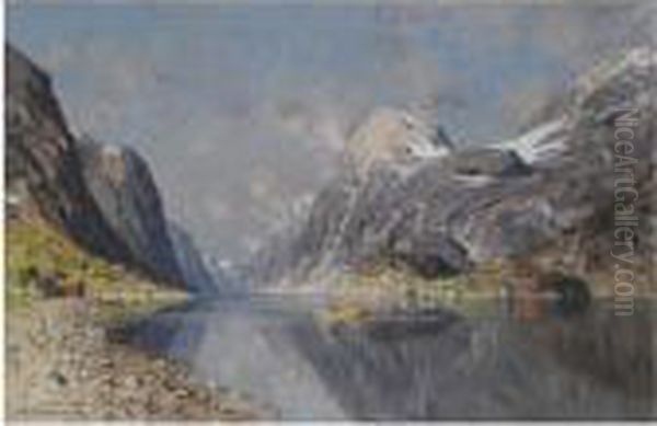 Roing Pa Fjorden (rowing On The Fjord) - view 1