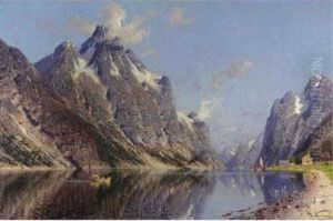 Snodekket Fjord (a Snow-capped Fjord)