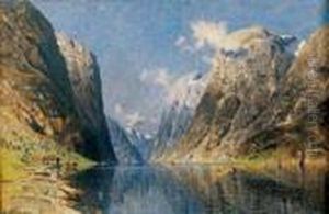 Maison De Pecheurs Sur Le Fjord