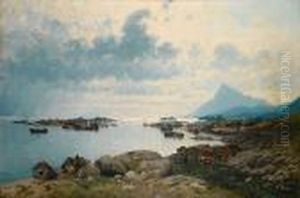 Entering Harbour, Lofoten Islands