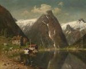 Fjordlandschaft. by Adelsteen Normann