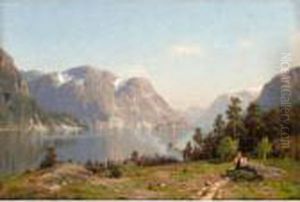 A Norwegian Fjord by Adelsteen Normann