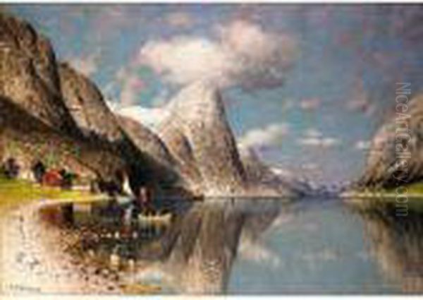 A Fjord In Summer - view 1