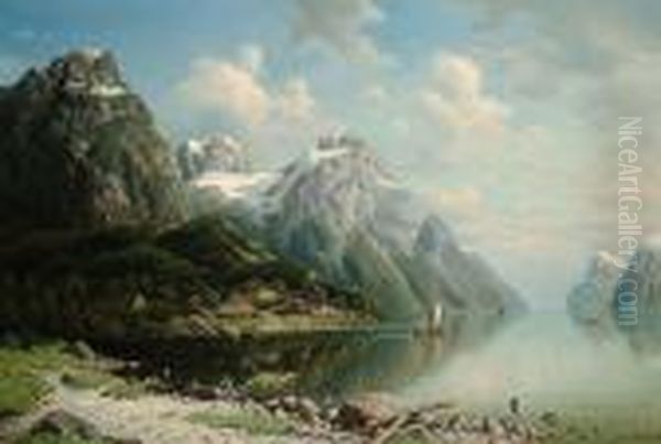 A Fjord Landscape - view 1