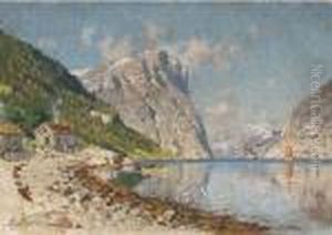 A Norwegian Fjord by Adelsteen Normann