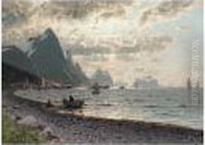A Norwegian Fjord by Adelsteen Normann
