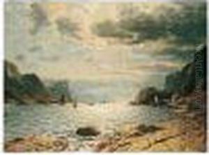 Over Fjorden (across The Fjord) by Adelsteen Normann