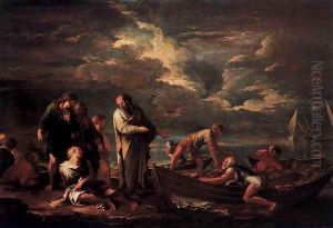 Pythagoras and the Fisherman by Salvator Rosa