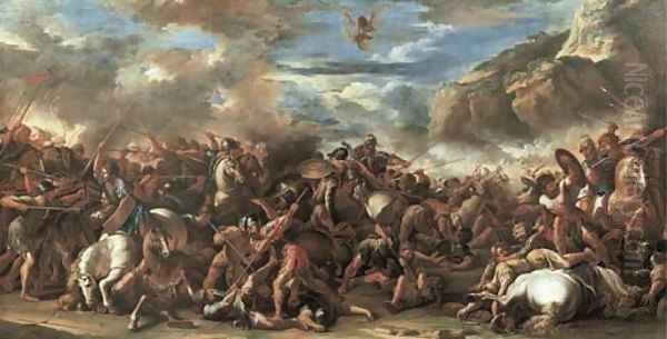 A cavalry battle - view 1