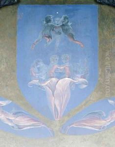 A section from the second version of The Morning, 1809 3 by Philipp Otto Runge