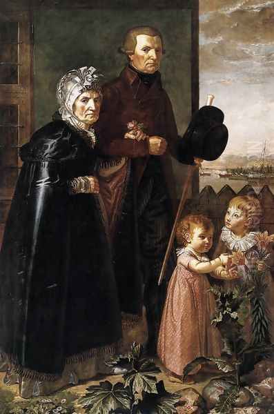The Artist's Parents 1806 by Philipp Otto Runge