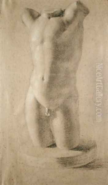 Torso of a Young Man on round plinth, 1800 - view 1