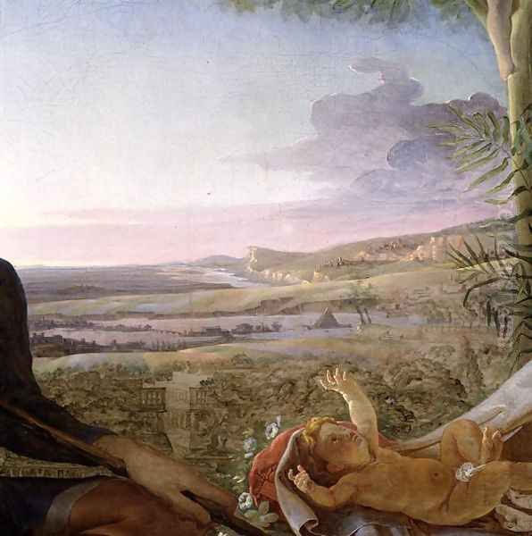 Christ child and landscape from Rest on the Flight into Egypt, 1805-06 - view 1