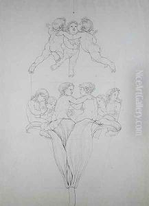 The Light Lily, a study for The Morning, 1809 by Philipp Otto Runge