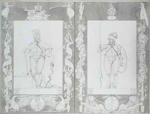 Charlemagne 742-814 and Heymon, 1804-5 by Philipp Otto Runge