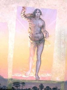 A section from the second version of The Morning, 1809 by Philipp Otto Runge