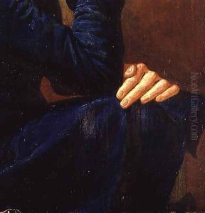 Detail of Self Portrait, 1805 by Philipp Otto Runge