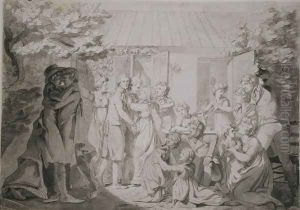The Homecoming of the Son, 1800-01 by Philipp Otto Runge