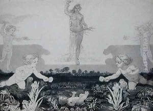 Study for the lower half of The Morning, 1803 by Philipp Otto Runge