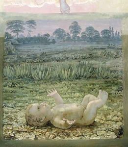 A section from the second version of The Morning, 1809 2 by Philipp Otto Runge