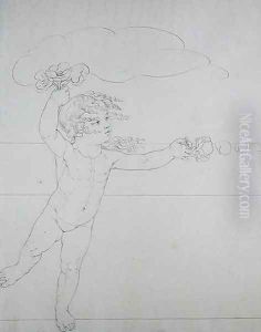 Genie with a Rose, a study for The Morning, 1803 Genie with a Rose, a study for The Morning, 1803