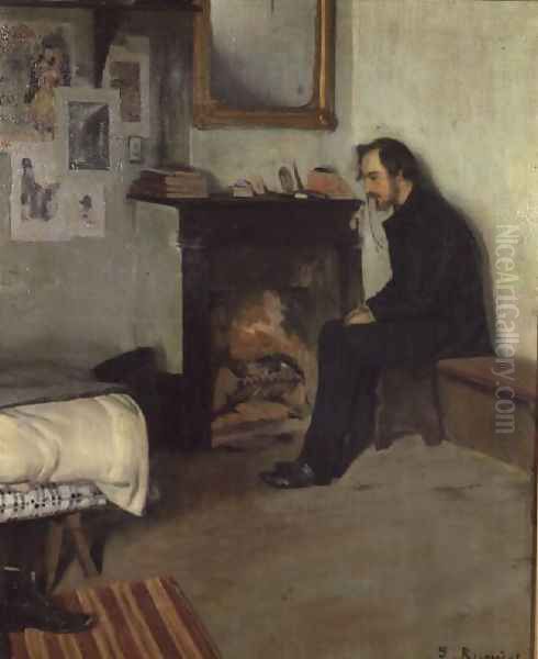 The Bohemian (portrait of Erik Satie in his studio in Montmartre), 1891 - view 1
