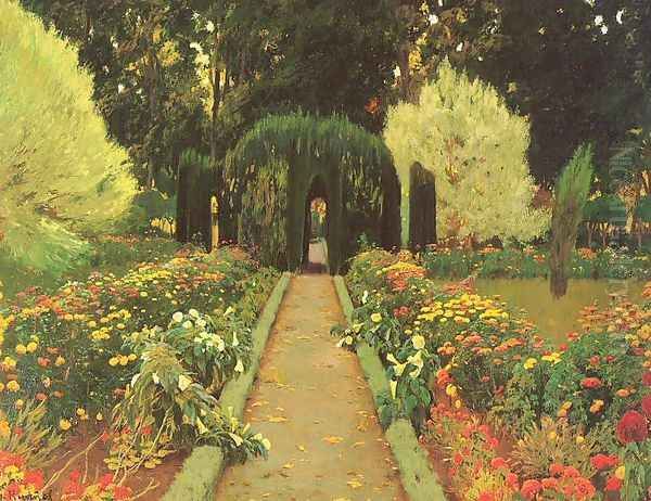 Garden in Aranjuez 1908 - view 1
