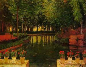 Jardines de Aranjuez 4 by Santiago Rusinol i Prats