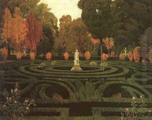 The Old Faun 1912 by Santiago Rusinol i Prats